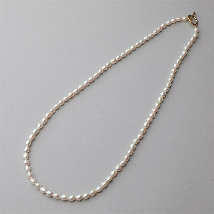 楽天市場】《Unique+》 淡水真珠 ロングネックレス 7.0-7.5mm バロック 