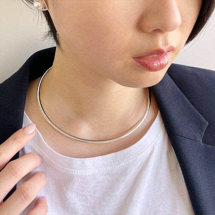 楽天市場】オメガネックレス 約3.0mm K18WG/YG(リバーシブル) 18金  