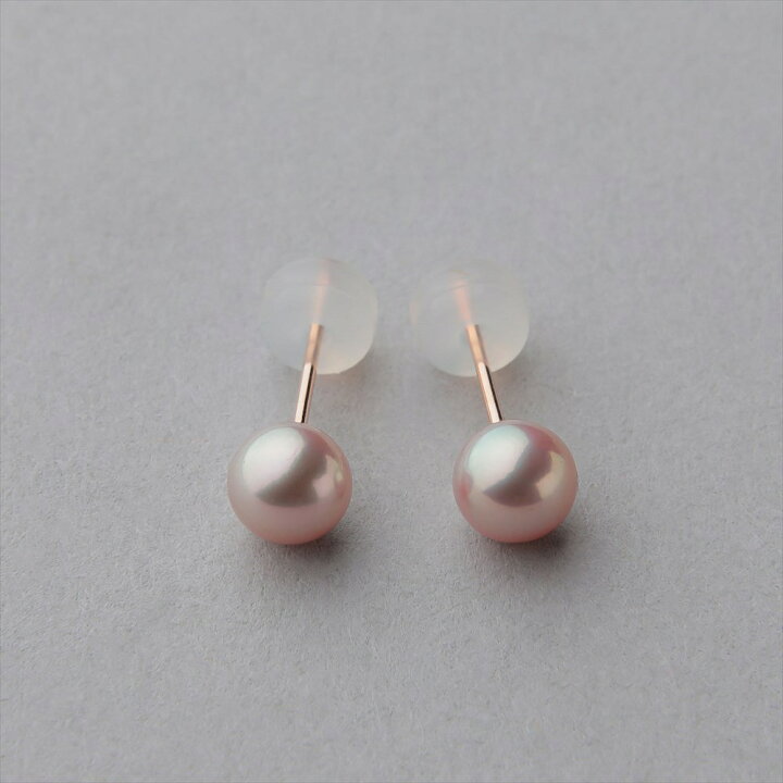 楽天市場】【最終販売】淡水真珠 ピアス 2個セット 5.5-6.0mm ピンク 