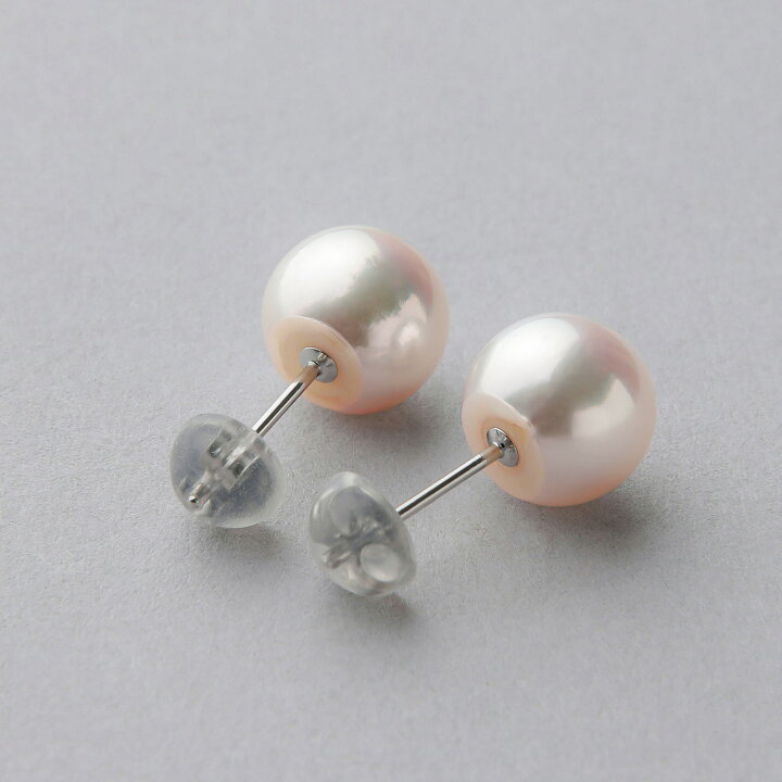 楽天市場】【フェアクーポンで20%OFF】あこや真珠 スタッドピアス 8.5 