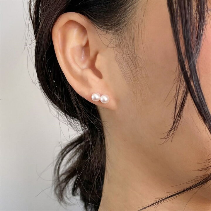 ☆新品☆ 使える2wayタイプ！上質☆あこや真珠&アメシストピアス  