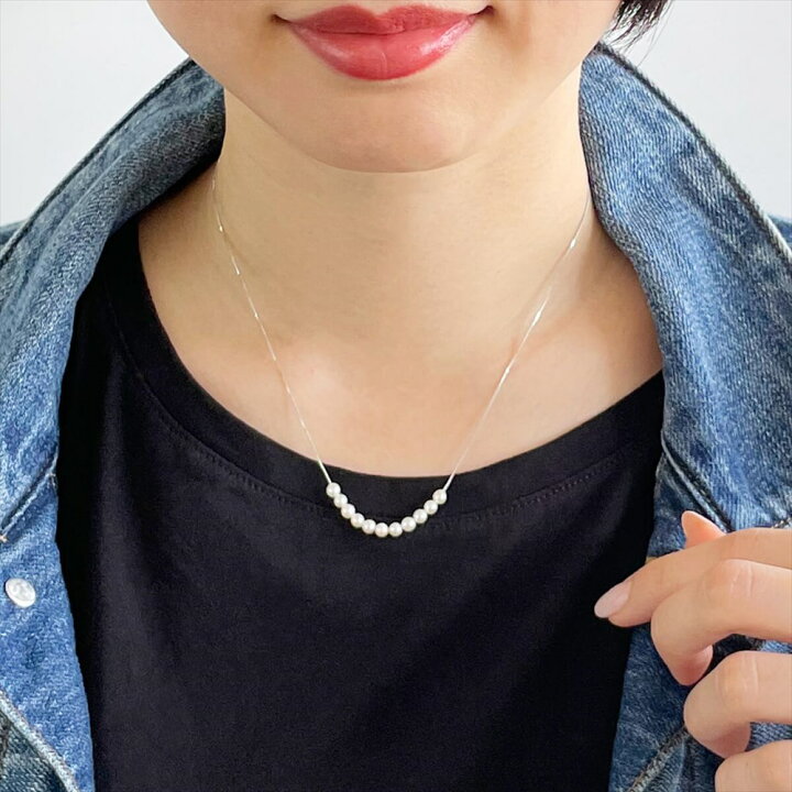 楽天市場】《SMILEY》あこや真珠ペンダント 3.5-4.0mm K18WG/YG/PG 
