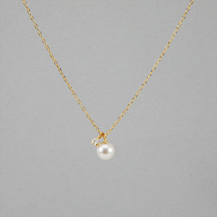 楽天市場】《Felice》あこや真珠ペンダント 4.5-5.0mm K18WG/K18YG 