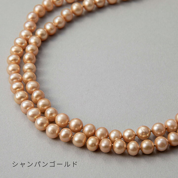 楽天市場】【フェアクーポンで10%OFF】淡水真珠 ロングネックレス 5.5 