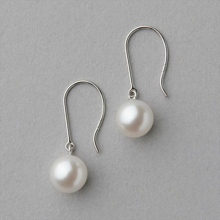 楽天市場】【最終販売】あこや真珠 ピアス 7.5-8.0mm K14WG/K18（L  