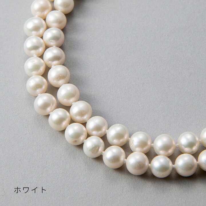 楽天市場】淡水真珠 ロングネックレス 7.0-8.0mm 100cm パール  