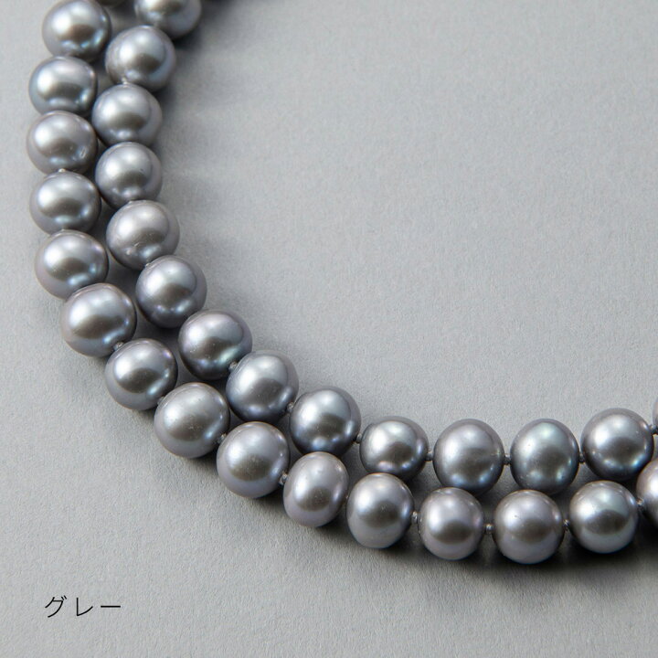 楽天市場】淡水真珠 ロングネックレス 7.0-8.0mm 100cm パール 
