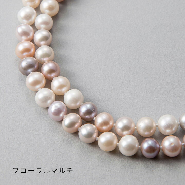 楽天市場】淡水真珠 ロングネックレス 7.0-8.0mm 100cm パール  