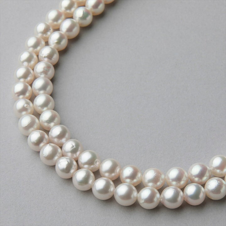 楽天市場】あこや真珠 ロングネックレス 7.5-8.0mm 120cm パール 