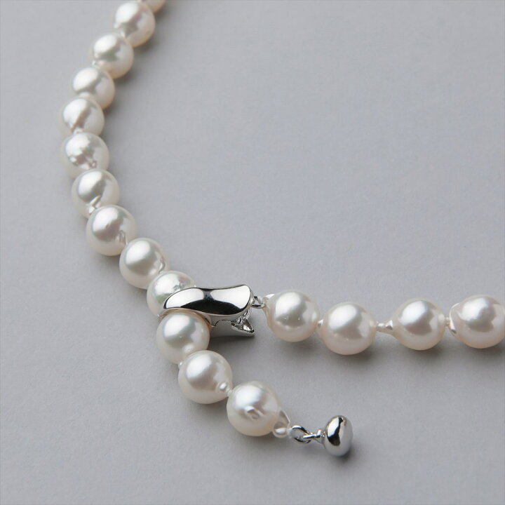 楽天市場】あこや真珠 ロングネックレス 7.5-8.0mm バロック 80cm  