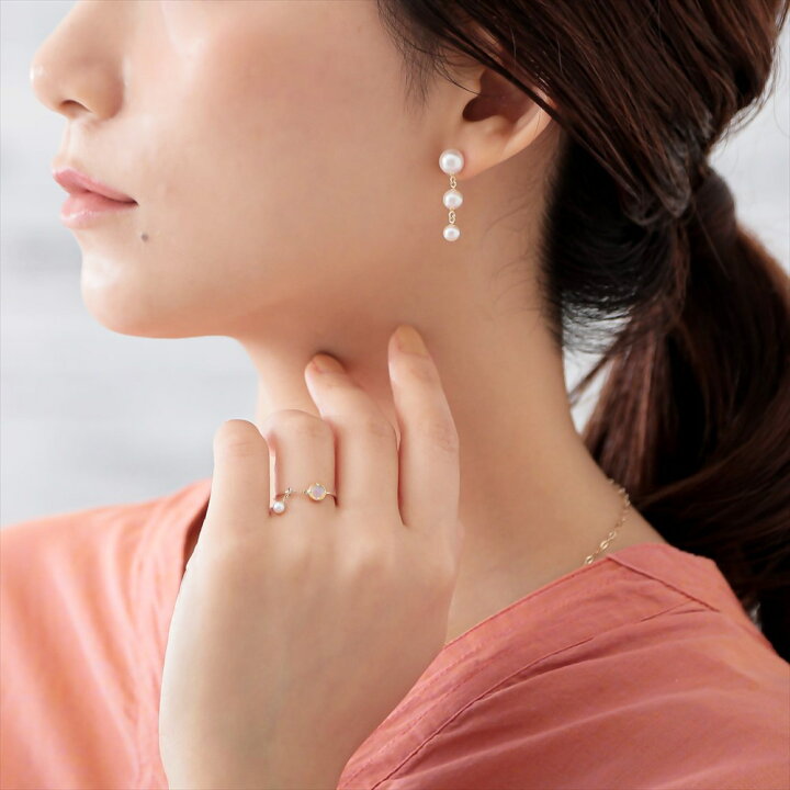 楽天市場】Carina あこや真珠 ピアス 4.5-7.5mm K18YG/K14WG パール 