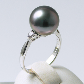 楽天市場】 パールリング > タヒチ黒蝶真珠リング（指輪） : 真珠の卸 