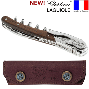 【送料無料】_シャトーラギオール セルジュ・デュブ グランクリュ ソムリエナイフ 正規品永久保証 革ケース付 ボックス入 フランス製 LIGNE|W【RCP】【ワイングラス/カトラリー】【バー/カク
