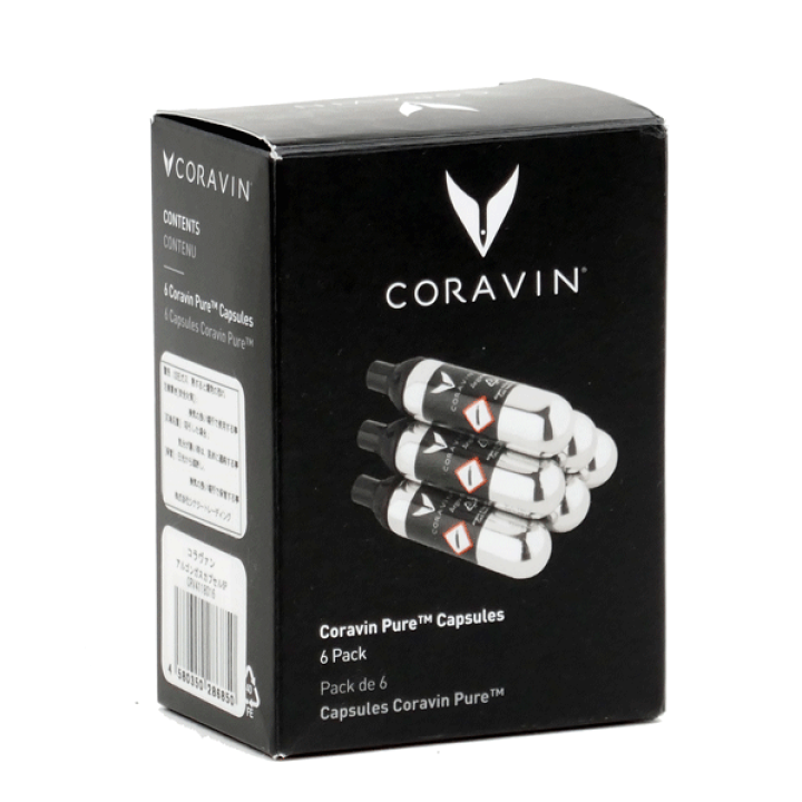 楽天市場】CORAVIN コラヴァン専用アルゴンガスカプセル（6本入