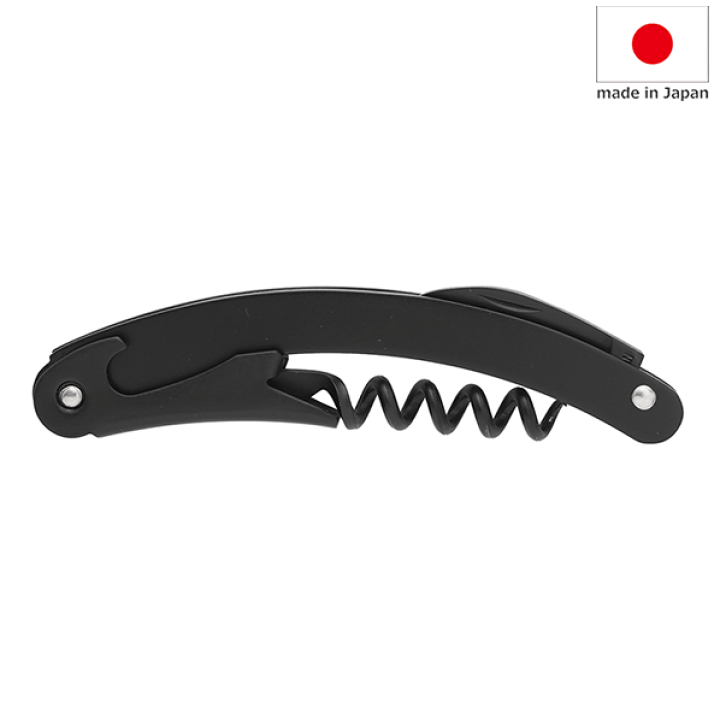 楽天市場】【メール便で送料無料】_クレッセント ソムリエナイフ 黒刀