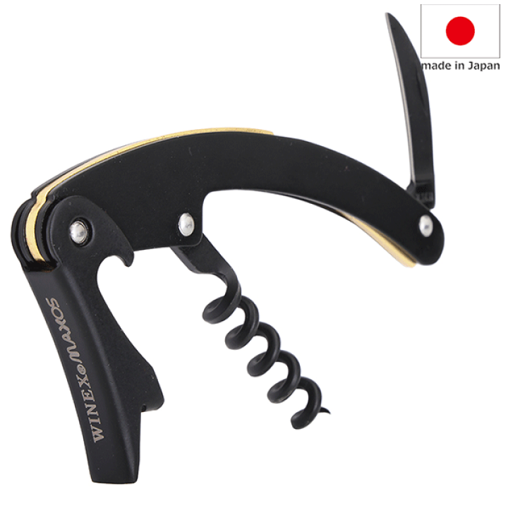 楽天市場】【メール便で送料無料】_クレッセント ソムリエナイフ 黒刀