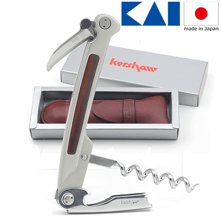 貝印 ソムリエナイフ Kershaw カーショー　ケース付き 楽天市場】【送料無料】_貝印 カーショー ソムリエナイフ ワイン
