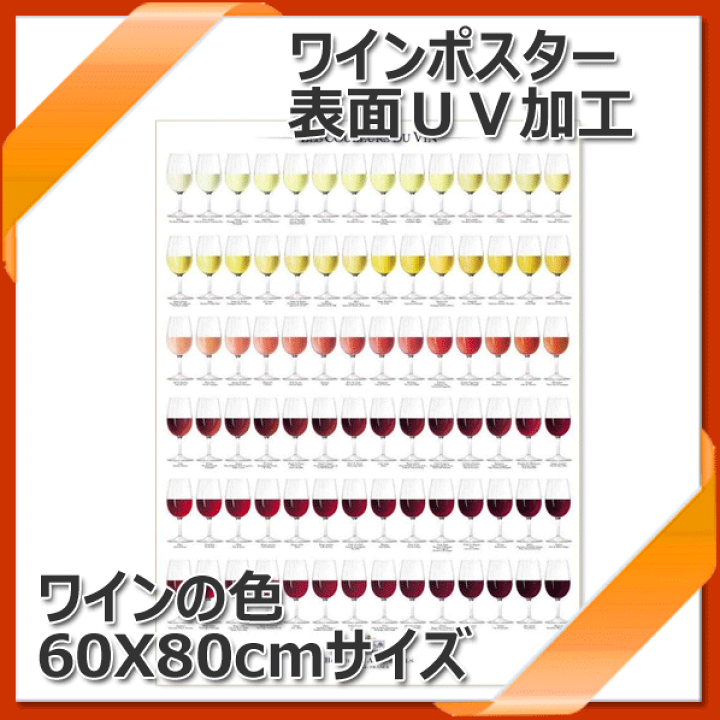 楽天市場 送料無料 折り目なしポスター ワインの色 ヴェール Uvフィルム表面加工 ワインの色合い一覧ポスター Rcp ワイングラス カトラリー バー カクテル 北海道 沖縄 離島 追加送料あり ワインスタイル東京ギャラリー