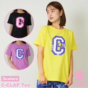 �t�B�b�g�l�X�E�F�A �yclap�z �N���b�v �y3�F�z C-CLAP Tee ���f�B�[�X �_���X �g�b�v�X T�V���c �_���X�E�F�A �X�|�[�c�E�F�A ZUMBA�Ȃǂ̃_���X�� �s���e�B�X�E�F�A ���K�E�F�A �R�b�g���f�� ��