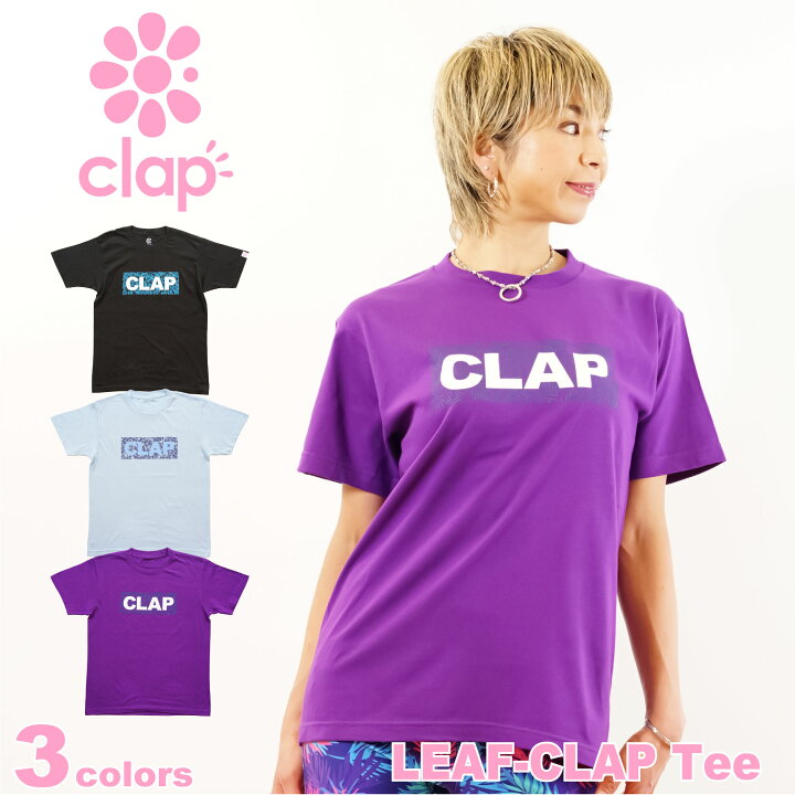 楽天市場】【clap】クラップ【3色】LEAF-CLAP Tee フィットネス ウェア 