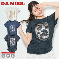 【6/11発売!】フィットネスウェア レディース DA MiSS ダミス 【全3色×3サイズ】 メタルフローラルTシャ…