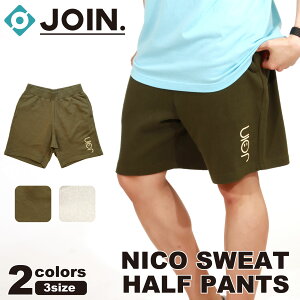 JOIN. WCy2F×3TCYzNICO SWEAT HALF PANTS tBbglX EFA X|[cEFA g[jOEFA fB[X Y jZbNX _X GA n[tpc XEFbgpc