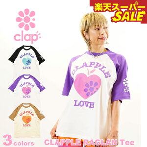 yVX[p[SALE clap Nbvy3FzCLAPPLE RAGLAN Tee tBbglX EFA X|[c g[jO fB[X _X GA gbvX O TVc Rbg I[o[TCY