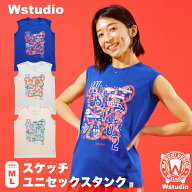 【4/29発売!】フィットネスウェア レディース 【Wstudio】 ダブルスタジオ 【3色×2サイズ】 スケッチユ…