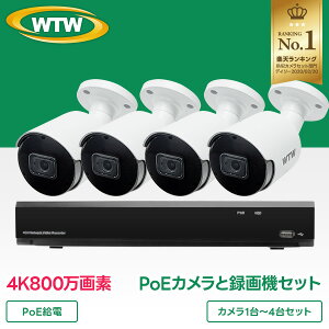 WTW �˖{���� �h�ƃJ���� ���O 4K �h�ƃJ�����Z�b�g 1�� 2�� 3�� 4��Z�b�g PoE���d �Z�b�g �Ď��J���� HDD ���R�[�_�[ ���� �l�b�g���[�N�J���� �ȒP �ݒu ���u�Ď� �X�}�z �h�� IP�J���� �ƒ�p 