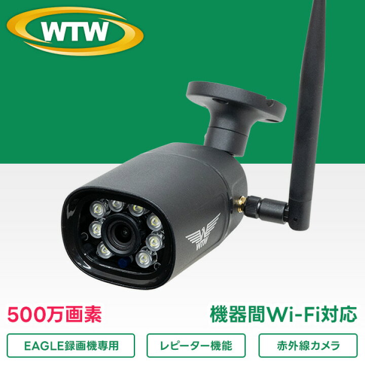 楽天市場】500万画素 機器間Wi-Fi対応IPネットワークシリーズ 屋外仕様 