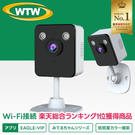 【★楽天総合1位獲得 夜でも明るい低照度カメラ】防犯カメラ ワイヤレス 屋内外 500万画素 Wi-Fi 監視カメラ 夜間フルカラー撮影 白色LED 小型 双方向通話 IP65防水 スマホ対応 録画 ネットワークカメラ 家庭用 駐車場 玄関 見守り 高画質 暗視 遠隔監視 動体検知 WTW-W8-BML