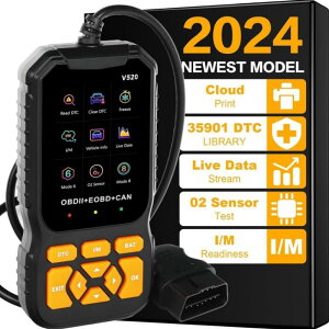 V520 OBD2 Scanner obd�̏�f�f�@ �����ԗp�R�[�h���[�_�[ �X�L�����H�� �G���W���̏�f�f �̏�R�[�h�ǂݎ��Ə��� �Z���T����