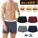 トランクス メンズ 綿 抗菌防臭 吸水速乾 3枚セット 前開き ニットトランクス M-2XL 柔らかい サラサラ 肌に優しい 蒸…