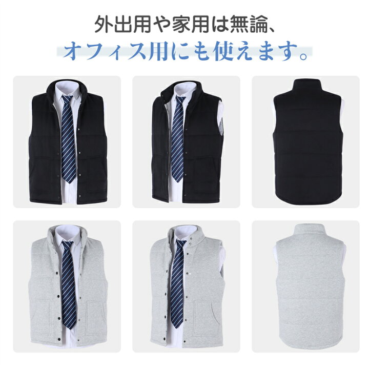 楽天市場】ダウンベスト メンズ 冬 レディース 中綿ベスト 大きい 