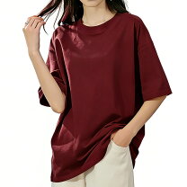 楽天市場】五分袖（カラーワインレッド）（Tシャツ・カットソー 