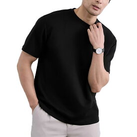 ＼P20倍+4枚目99%OFF／ 透けない Tシャツ メンズ 半袖 肉厚 7.7オンス 男女兼用 接触冷感 UVカット UPF50+ トップス ビッグシルエット ゆったり 大きいサイズ 無地 クルーネック 夏用 夏服 ドライ ストレッチ ヘビーウェイト 定番 レディース 吸汗通気