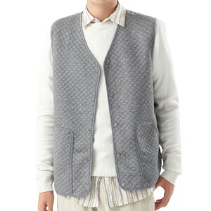 【衣替えSALE/二枚目20%OFF!】ベスト メンズ 前開き メンズベスト チョッキ ニット 大きいサイズ Vネック 薄手スリム チョッキ ジレ ノースリーブ 重ね着 カジュアル おしゃれ 無地 通気 軽量