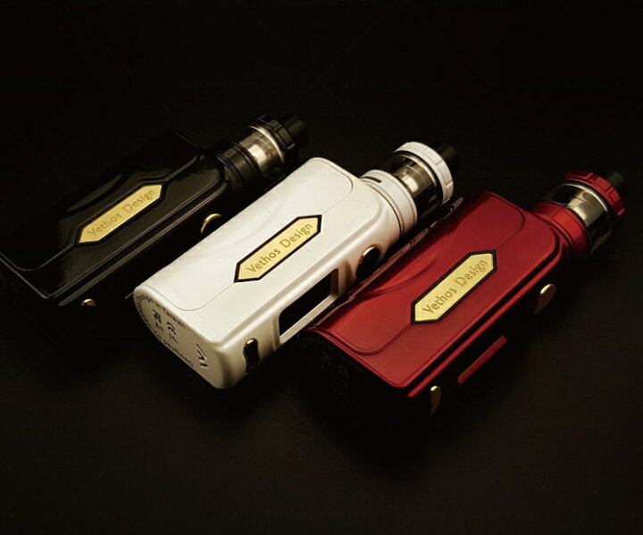 楽天市場 初めての 電子たばこ の１台目として選ばれています Vethos Design Alpha Xs Kit 各色 ベトスデザイン Vape 本体 電子タバコ テクニカル Mod 禁煙 節煙 補助 ニコチンゼロ ノンニコチン ベイプ バッテリー レッド ブラック ホワイト World Vape
