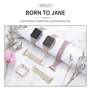 Apple Watch �A�b�v���E�H�b�` �A�b�v���E�I�b�` �P�[�X + �o���h series 4 5 6 SE 44mm 40mm CZ�N���X�^���_�C�� �L���[�r�b�N�W���R�j�A �A�b�v���E�H�b�`�J�o�[ ���^�� ���� �j�� ���j�Z�b�N�X �S��