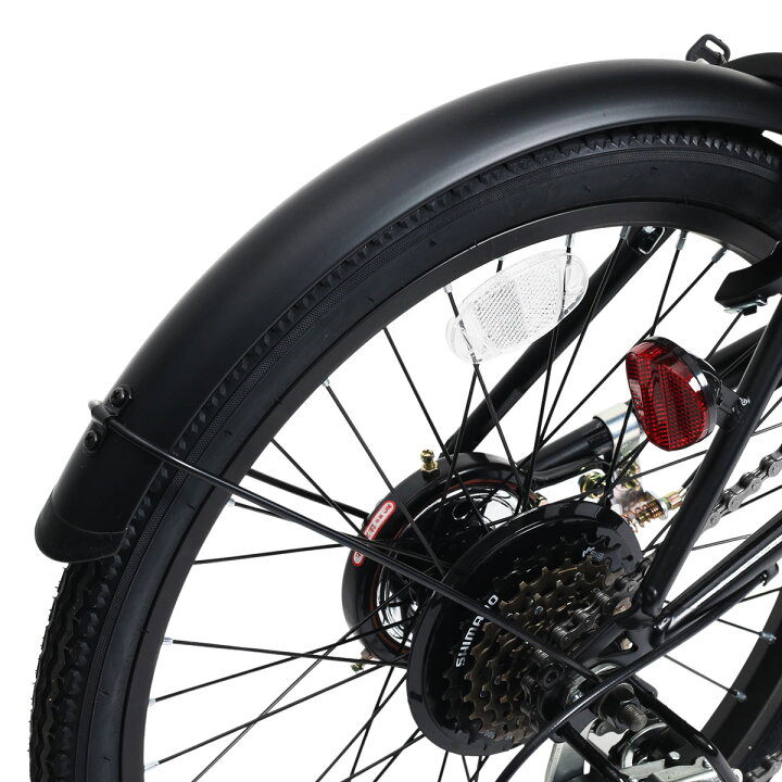 楽天市場】スペック充実な折りたたみ自転車、安心安全な暗くなったら 
