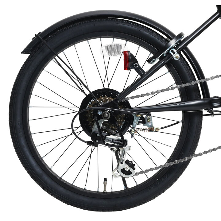 楽天市場】スペック充実な折りたたみ自転車、安心安全な暗くなったら 