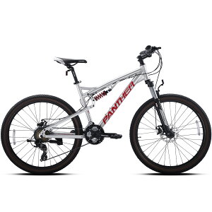 PANTHER (�p���T�[) ARTEMIS �}�E���e���o�C�N MTB �A���~�t���[�� �t���T�X�y���V���� 26�C���` �V�}�mSHIMANO 24�i�ϑ� �@�B���f�B�X�N�u���[�L ���S�Ҍ���