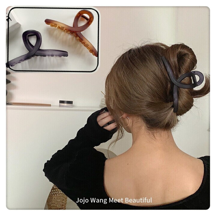 公式ショップ ヘアクリップ バンスクリップ 2個セット レディース 女性用 ヘアアクセサリー 髪留め 大きめ まとめ髪 ヘアアレンジ マット おしゃれ カジュアル Riosmauricio Com
