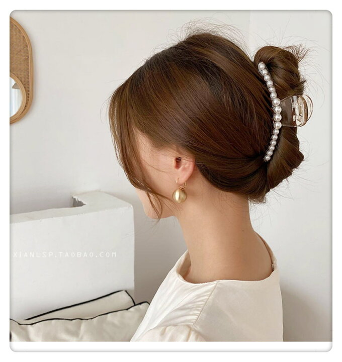 楽天市場 ただ今2個購入 Off ヘアアクセサリー パール 韓国 バンスクリップ ヘアクリップ 大粒パール バレッタ まとめ髪 髪飾り ヘアピン 髪留め ヘアアレンジ アクセント レディース 大人かわいい 大きめ オルチャン バンスクリップ 薔薇 パール 小さめ シンプル
