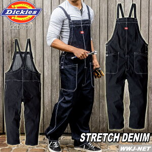 Dickies D-709 �f�B�b�L�[�Y �I�[�o�[�I�[�� �X�g���b�` �y�� �����₷�� �f�j�� �T���y�b�g �R�[�R�X CCD-709
