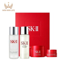 エスケーツー ピテラ エクスペリエンス キット2 スキンケアセット 全4点〈クリア ローション 30ml、エッセンス 30ml、リニュー クリーム 15g、アイ プラス ライン フィラー クリーム 2.5g〉プレゼント ギフト最適 お祝い お礼 記念日 誕生日 母の日 父の日 SK-II SKII