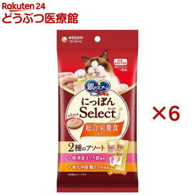 銀のスプーンおやつにっぽんSelect総合栄養食とろリッチアソートまぐろ＆ささみ(8本入×6セット(1本6g))【銀のスプーン おやつ】