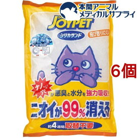 猫砂 ジョイペット シリカサンド クラッシュ(4.6L*6コセット)【cat_toilet】【ジョイペット(JOYPET)】