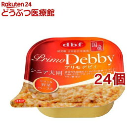 デビフペット プリモデビィ ササミ＆野菜ペースト(95g*24個セット)【デビフ(d.b.f)】
