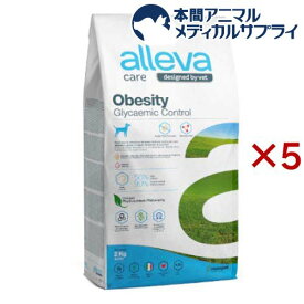アレヴァケア 体重・糖質ケア 犬用 療法食(2kg×5セット)